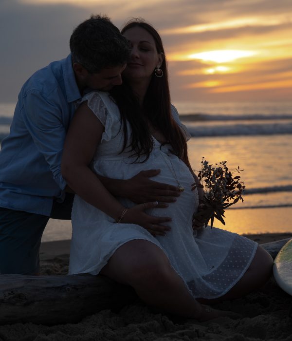 robe-grossesse-volante-plage-surf-biscarosse